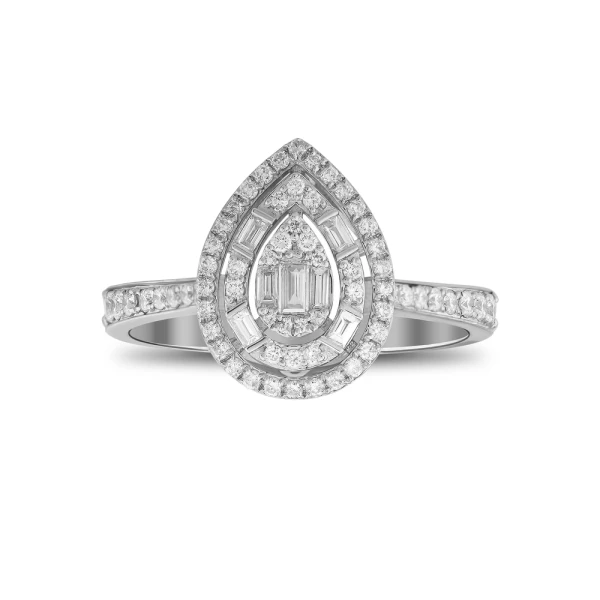 Diamant Fantasie Baguette Ring