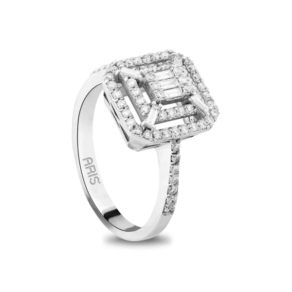 Diamant Fantasie Baguette Ring