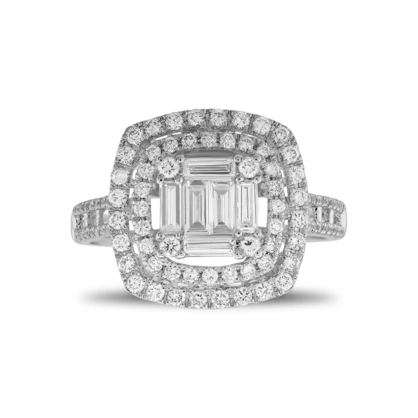 Diamant Fantasie Baguette Ring