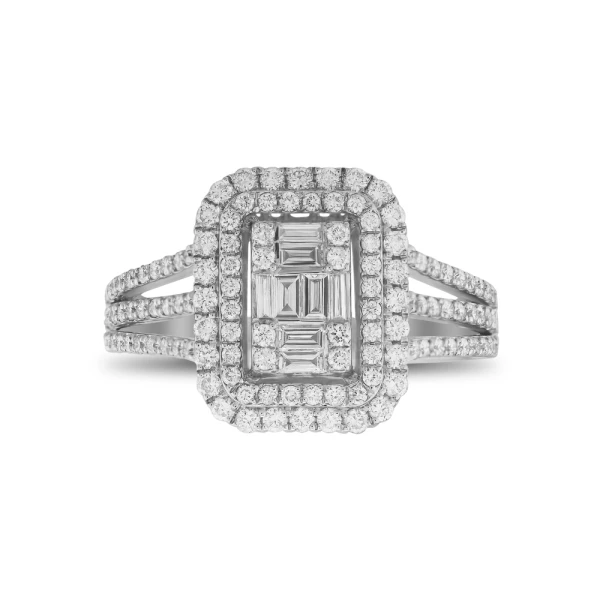 Diamant Fantasie Baguette Ring