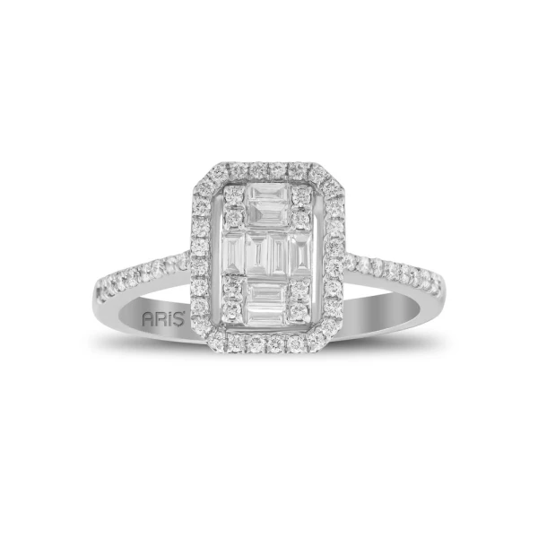 Diamant Fantasie Baguette Ring