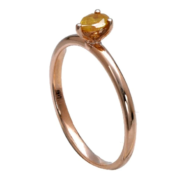 Fancy Color Tropfen Ring
