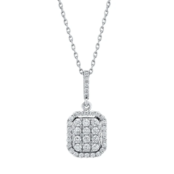 Diamant Effect Fantasie Halskette