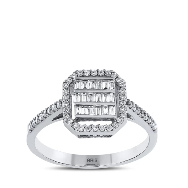 Diamant Fantasie Baguette Ring