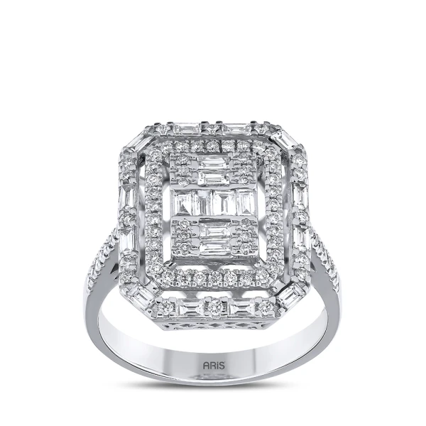 Diamant Fantasie Baguette Ring