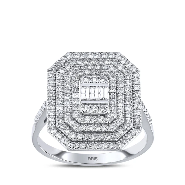 Diamant Fantasie Baguette Ring