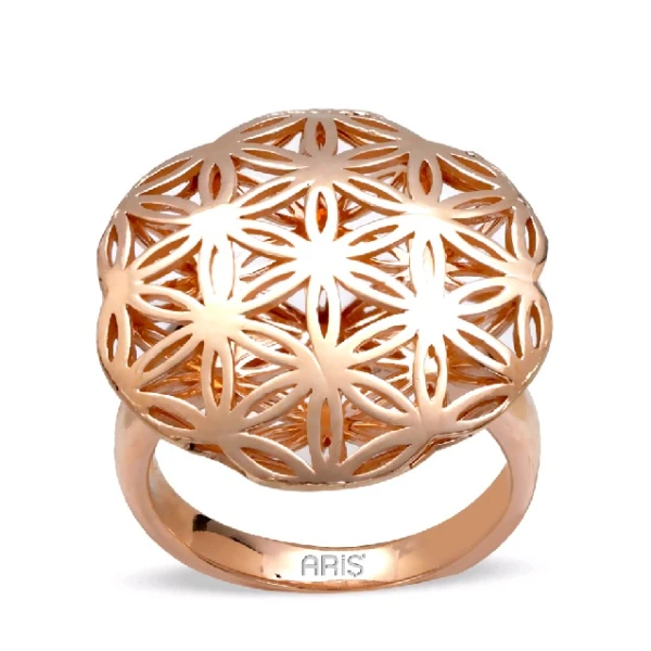 Lebensblume Goldring