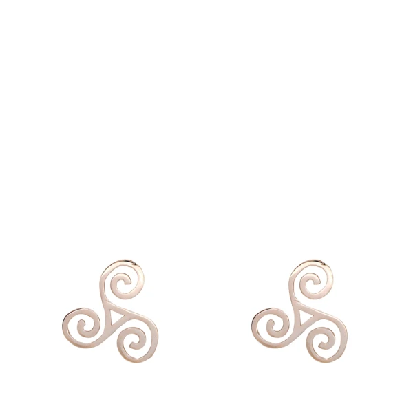Keltische Symbole Freundschaftssymbol (Triskele) Goldohrring