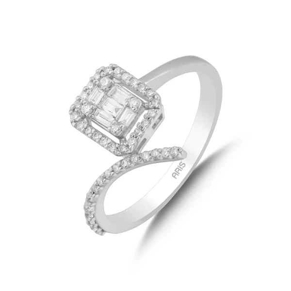 Diamant Fantasie Baguette Ring