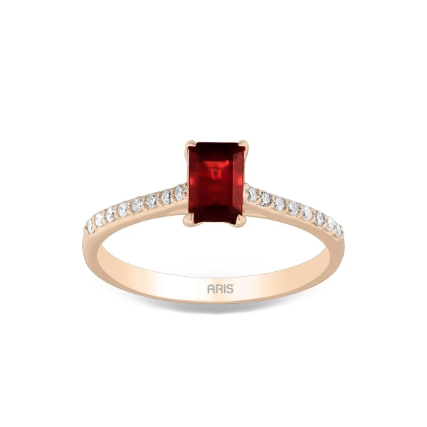 Diamant Rubin Ring