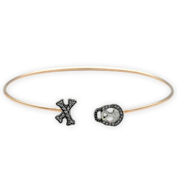 Diamant Totenkopf Armband