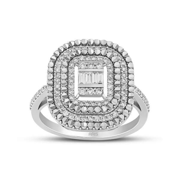 Diamant Fantasie Baguette Ring