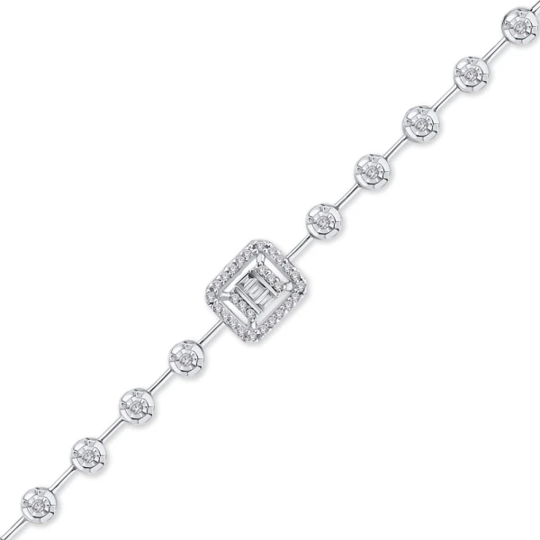 Diamant Baguette Armband