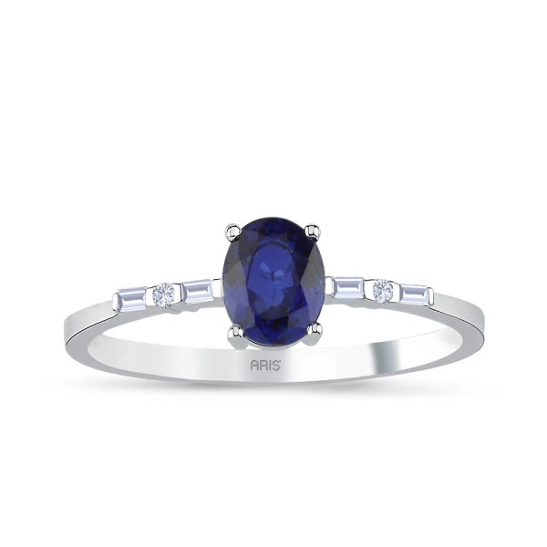 Diamant Saphir Ring Pesaro