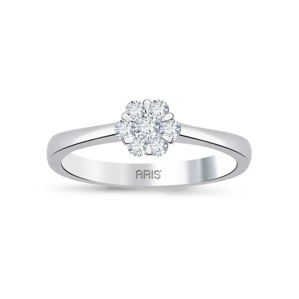 Diamant Effekt Solitärring Ring