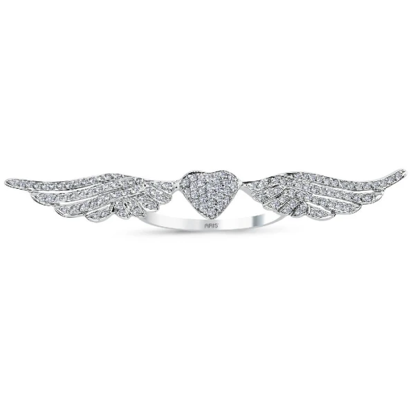 Diamant Flügel Ring