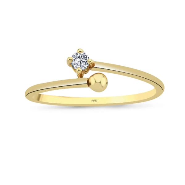 Diamant Fantasie Solitärring