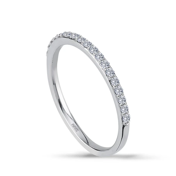 0,16 Karat Diamant Halb-Eternity Ring