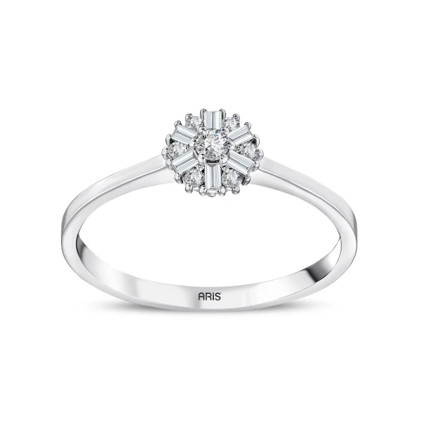 Diamant Effekt Ring
