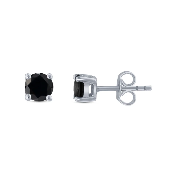 Schwarzer Diamant Herren Ohrring (Einzelstückpreis)