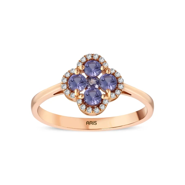 Tansanit Diamant Ring