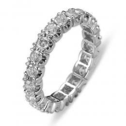 1,30 ct Diamant Memoire Ring