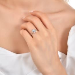 0,24 ct Diamant Baguette Ring 