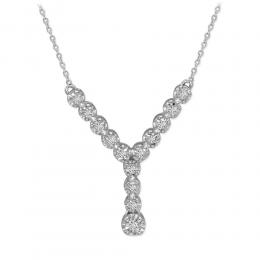 0,10 ct Diamant Miracle Halskette