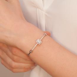 Diamant Baguette-Schliff Armband
