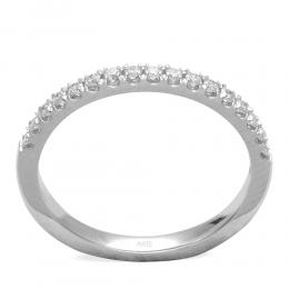 0.25 ct Diamant Memoire Ring