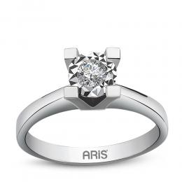 0,32 ct Diamant Miracle Solitärring (1,50 Ct Ansicht)